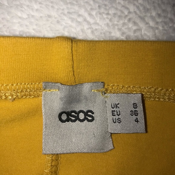 ✏️Yellow Marigold ASOS Pencil Skirt NWOT ✏️ - Picture 5 of 6